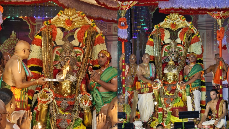 కన్నుల పండుగగా గరుడ వాహన సేవ.. గోవింద నామస్మరణతో మారుమోగిన తిరుగిరులు!