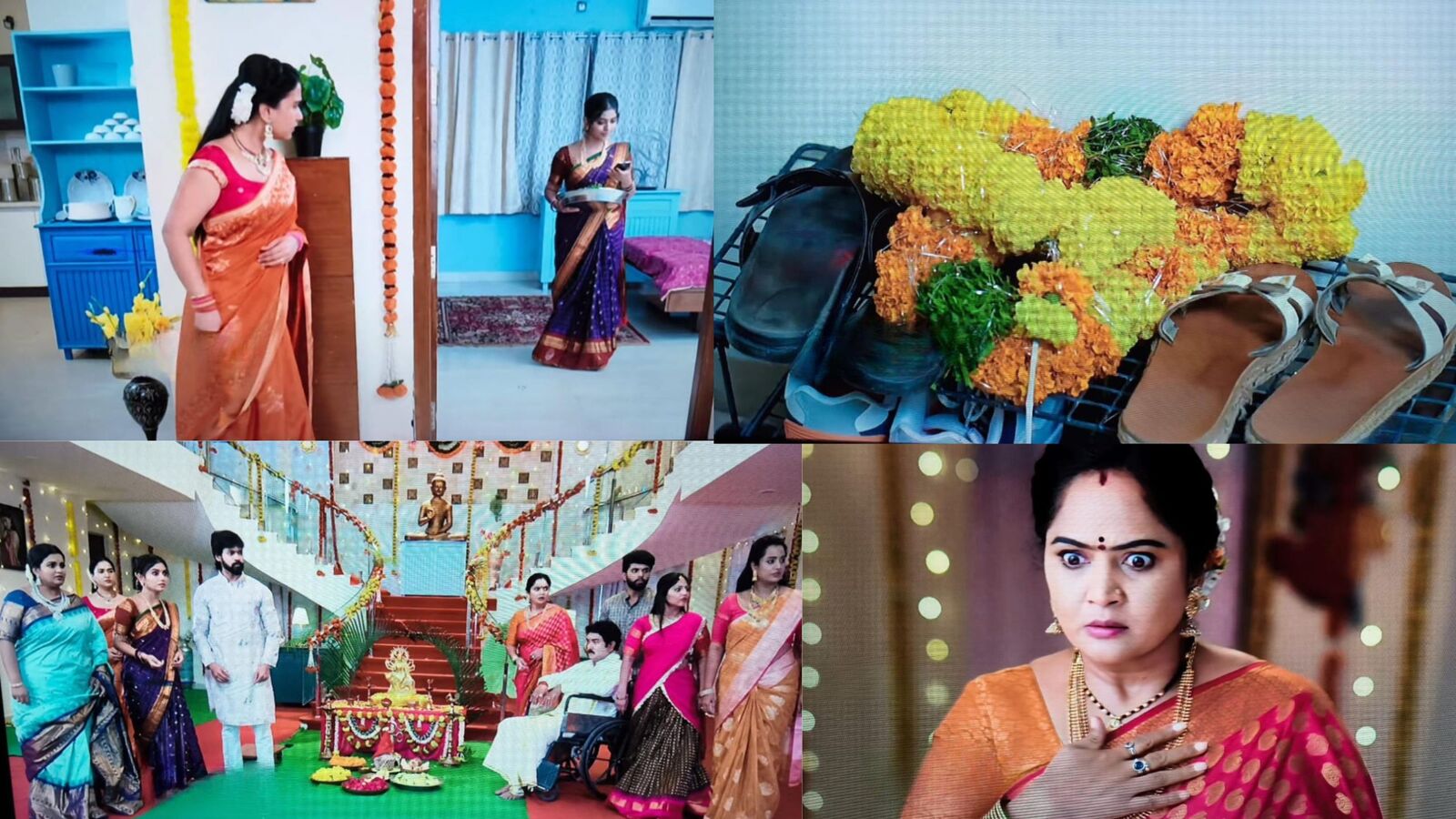 నిన్ను కోరి అక్టోబర్ 9 ఎపిసోడ్: జగదీశ్వరి, రఘురాంతో అమ్మవారి పూజ-చెప్పులపై పూల దండ-చంద్రకళకు శాలిని కాలు అడ్డుపెట్టడంతో!