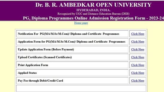 డిగ్రీ ప్రవేశాలకు ఇంటర్ పూర్తి చేసి ఉండాలి. పోస్ట్ గ్రాడ్యూయేషన్ కోర్సుల్లో ఎంఏ, ఎమ్మెస్సీ, ఎంకామ్ ఉన్నాయి. ఈ కోర్సుల్లో చేరాలంటే గ్రాడ్యూయేషన్ పూర్తి చేసి ఉండాలి. ఇవి కూడా తెలుగు, ఇంగ్లీష్ మీడియాల్లో ఉన్నాయి. సెమిస్టర్ విధానంలో పరీక్షలు ఉంటాయి.
