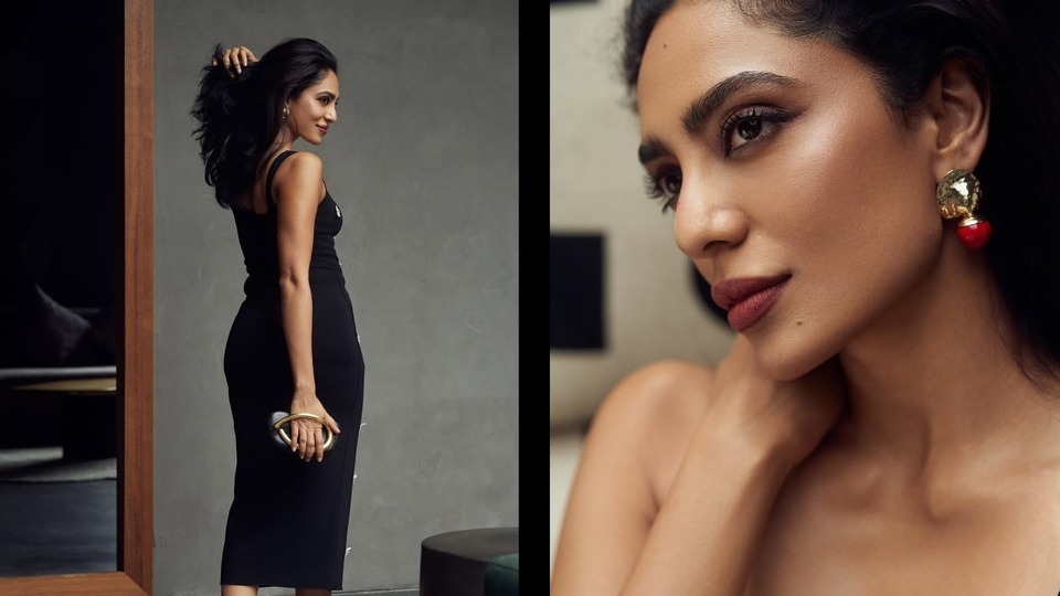 <p>సౌత్ ఇండియాలోనే అత్యంత ధనవంతులైన సెలబ్రిటీ అక్కినేని ఇంటి కోడలు శోభిత ఇలా సింపుల్ డ్రెస్ లో కనిపించి ఆశ్చర్యపరిచింది.</p>