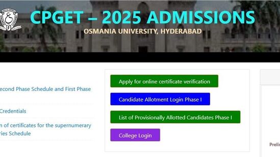 తెలంగాణలో పీజీ కోర్సుల్లో ప్రవేశాలకు నిర్వహించే టీజీ సీపీగెట్ - 2025 సెకండ్ ఫేజ్ కౌన్సెలింగ్ ప్రారంభమైంది. ఇవాళ్టి నుంచి ఆన్ లైన్ రిజిస్ట్రేషన్లు షురూ కానున్నాయి. ర్యాంకుల ఆధారంగా సీట్ల కేటాయింపు ఉంటుంది. 