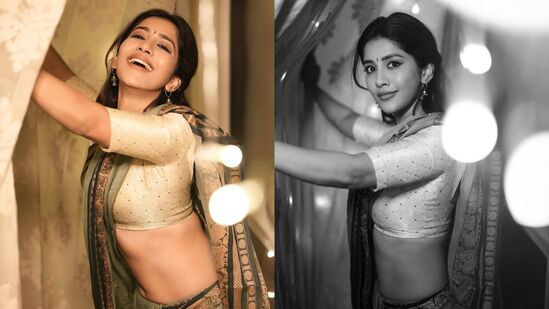 శుక్రవారం (అక్టోబర్ 10) ఇలా చీరలో చేసిన ఓ ఫొటో షూట్ ను అభిమానులతో పంచుకుంది.