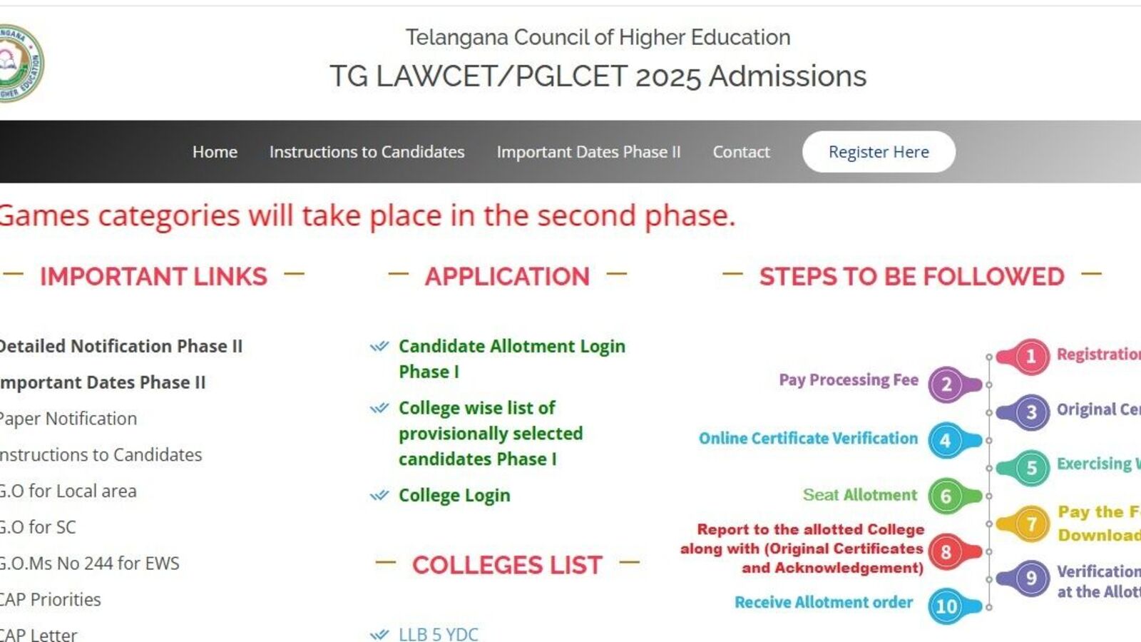 TG LAWCET Counselling 2025 : టీజీ లాసెట్ స్పాట్ అడ్మిషన్లు - ఈనెల 15 నుంచి రిజిస్ట్రేషన్లు, ముఖ్య వివరాలు
