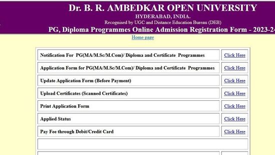 చాలా రోజులుగా అంబేడ్కర్ ఓపెన్ యూనివర్శిటీలో డిగ్రీ, పీజీ ప్రవేశాలు కొనసాగుతున్నాయి. పలుమార్లు గడువు ముగిసినప్పటికీ.. అధికారులు పొడిగిస్తూ వచ్చారు. తాజాగా మరో ఐదు రోజుల పాటు పొడిగించారు. 