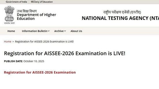 ప్రవేశ పరీక్ష జనవరి, 2026లో నిర్వహిస్తారు. అధికారిక వెబ్సైట్ డైరెక్ట్ లింక్ https://exams.nta.nic.in/r ద్వారా దరఖాస్తు చేసుకోవాలి. ధ్రువీకరణ పత్రాలు, స్టూడెంట్ ఫోటో, సంతకం ఆన్లైన్లో అప్లోడ్ చేయాల్సి ఉంటుంది. ప్రవేశ పరీక్ష జనవరి, 2026లో నిర్వహిస్తారు. అధికారిక వెబ్సైట్ డైరెక్ట్ లింక్ https://exams.nta.nic.in/r ద్వారా దరఖాస్తు చేసుకోవాలి. ధ్రువీకరణ పత్రాలు, స్టూడెంట్ ఫోటో, సంతకం ఆన్లైన్లో అప్లోడ్ చేయాల్సి ఉంటుంది.