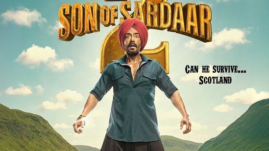 మూడో స్థానంలో బాలీవుడ్ మూవీ సన్ ఆఫ్ సర్దార్ 2 నిలిచింది. నెట్‌ఫ్లిక్స్ లోని ఈ సినిమాకు 2 మిలియన్ల వ్యూస్ వచ్చాయి.