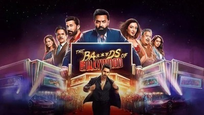 <p>మూడో స్థానంలో నెట్ఫ్లిక్స్ వెబ్ సిరీస్ బాడ్స్ ఆఫ్ బాలీవుడ్ ఉంది. ఈ సిరీస్ కు గత వారం 1.8 మిలియన్ వ్యూస్ వచ్చాయి.</p> <p>మూడో స్థానంలో నెట్ఫ్లిక్స్ వెబ్ సిరీస్ బాడ్స్ ఆఫ్ బాలీవుడ్ ఉంది. ఈ సిరీస్ కు గత వారం 1.8 మిలియన్ వ్యూస్ వచ్చాయి.</p>